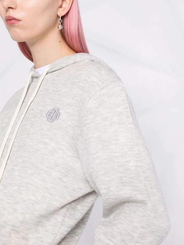 ( Neue Saison ) Maje Hoodie Mit Logo-Stickerei Damen 5 ( Neue Saison ) Maje Hoodie Mit Logo-Stickerei Damen - Image 3