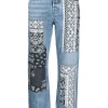 ( Neue Saison ) Maje Jeans Mit Bandana-Patch Damen 1 ( Neue Saison ) Maje Jeans Mit Bandana-Patch Damen -Maje Verkäufe 2024 17560022 38732506 600