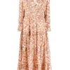 ( Neue Saison ) Maje Kleid Mit Paisley-Print 0152 Orange -Maje Verkäufe 2024 17560034 36921680 600