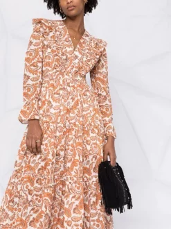 ( Neue Saison ) Maje Kleid Mit Paisley-Print 0152 Orange 12 ( Neue Saison ) Maje Kleid Mit Paisley-Print 0152 Orange -Maje Verkäufe 2024 17560034 36923359 600