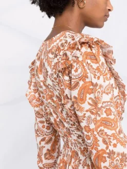 ( Neue Saison ) Maje Kleid Mit Paisley-Print 0152 Orange 10 ( Neue Saison ) Maje Kleid Mit Paisley-Print 0152 Orange -Maje Verkäufe 2024 17560034 36923360 600