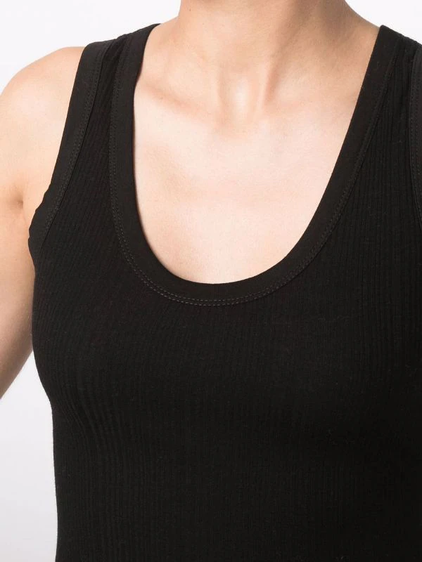 ( Neue Saison ) Maje Black Tanktop Aus Geripptem Strick Damen 7 ( Neue Saison ) Maje Black Tanktop Aus Geripptem Strick Damen - Image 5