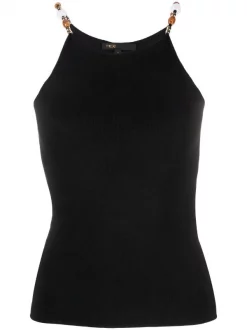 ( Neue Saison ) Maje Tanktop Mit Perlenträgern Damen