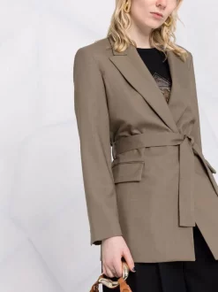 ( Neue Saison ) Maje Blazer Mit Bindegürtel Damen -Maje Verkäufe 2024 17560038 37697592 600