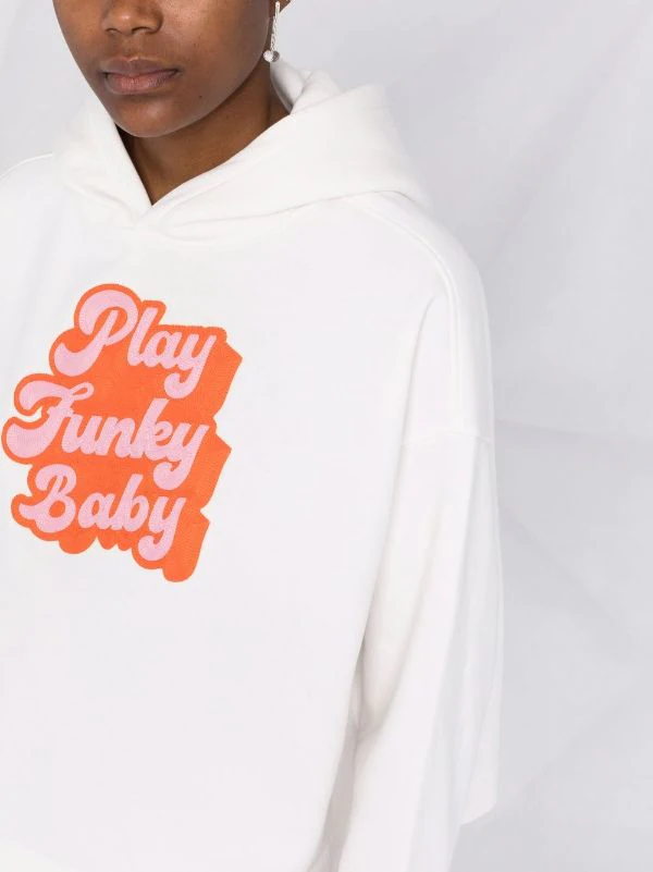 ( Neue Saison ) Maje 10 WHITE Play Funky Baby Hoodie Damen 7 ( Neue Saison ) Maje 10 WHITE Play Funky Baby Hoodie Damen - Image 5