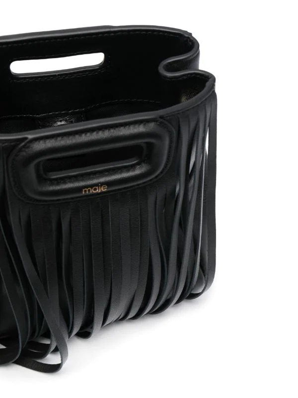 ( Neue Saison ) Maje 2517 NOIR Mini M Umhängetasche Damen 8 ( Neue Saison ) Maje 2517 NOIR Mini M Umhängetasche Damen - Image 6