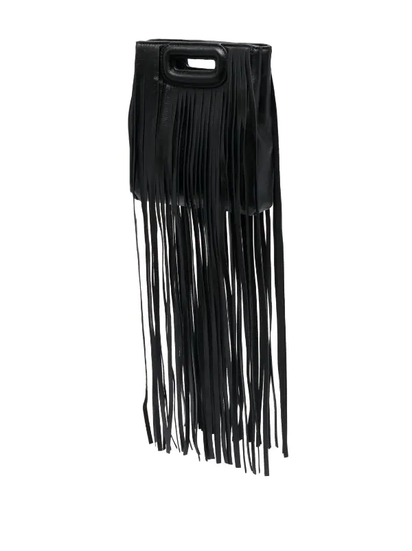 ( Neue Saison ) Maje 2517 NOIR Mini M Umhängetasche Damen 6 ( Neue Saison ) Maje 2517 NOIR Mini M Umhängetasche Damen - Image 4