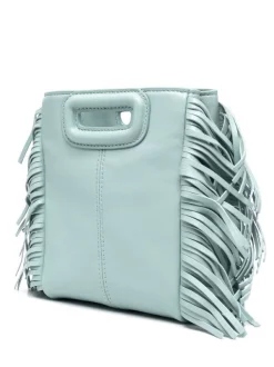 ( Permanente Kollektion ) Maje Handtasche Aus Leder BLEU CELADON -Maje Verkäufe 2024 17560108 38970956 600