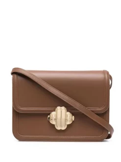 ( Permanente Kollektion ) Maje TOBACCO Umhängetasche Mit Logo Damen