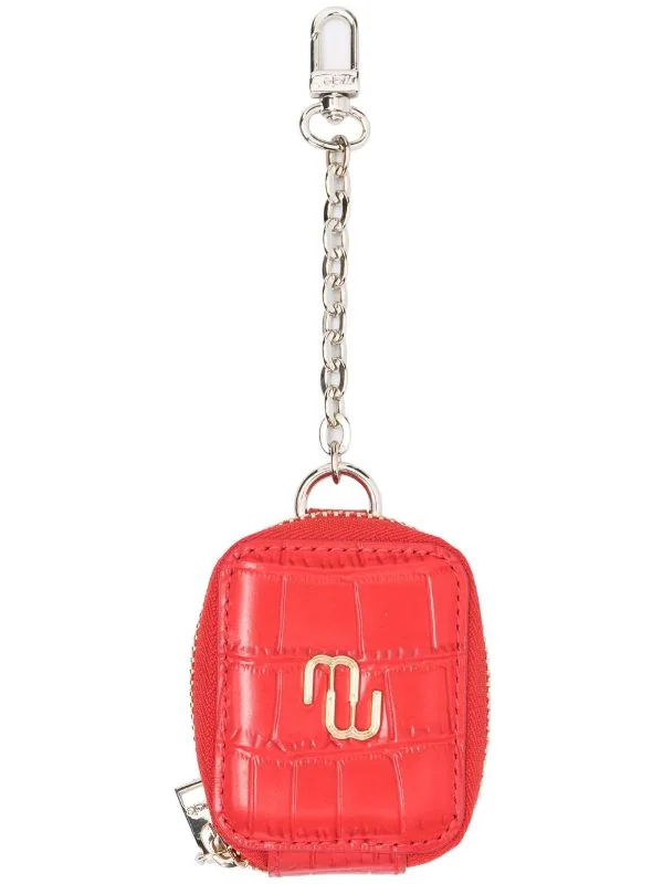 Maje Portemonnaie Mit Kroko-Effekt C012 ROUGE LOLLIPOP 3 Maje Portemonnaie Mit Kroko-Effekt C012 ROUGE LOLLIPOP