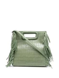 ( Permanente Kollektion ) Maje Handtasche Mit Kroko-Effekt Damen