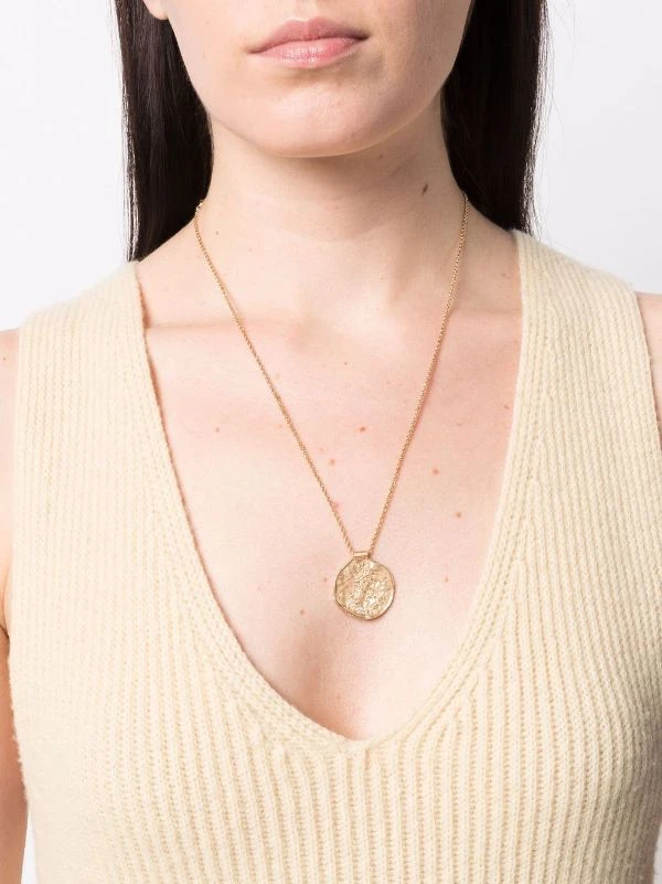 ( Permanente Kollektion ) Maje VIRGO Halskette Mit Verziertem Jungfrau-Anhänger Damen 4 ( Permanente Kollektion ) Maje VIRGO Halskette Mit Verziertem Jungfrau-Anhänger Damen - Image 2