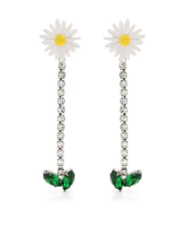 ( Neue Saison ) Maje SILVERY Ohrringe Mit Kristallanhängern Damen 2 ( Neue Saison ) Maje SILVERY Ohrringe Mit Kristallanhängern Damen