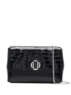 ( Positively Conscious ) Maje Schultertasche Mit Kroko-Effekt Damen