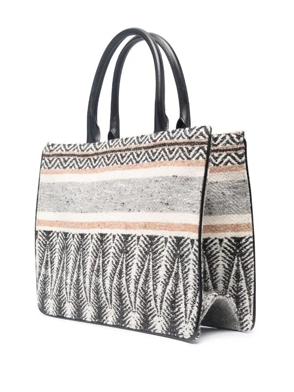 ( Neue Saison ) Maje 2517 BLACK Shopper Mit Logo-Patches Damen 4 ( Neue Saison ) Maje 2517 BLACK Shopper Mit Logo-Patches Damen - Image 2