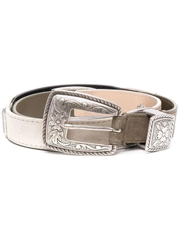 ( Neue Saison ) Maje Khaki Ledergürtel Mit Schnalle Damen 3 ( Neue Saison ) Maje Khaki Ledergürtel Mit Schnalle Damen