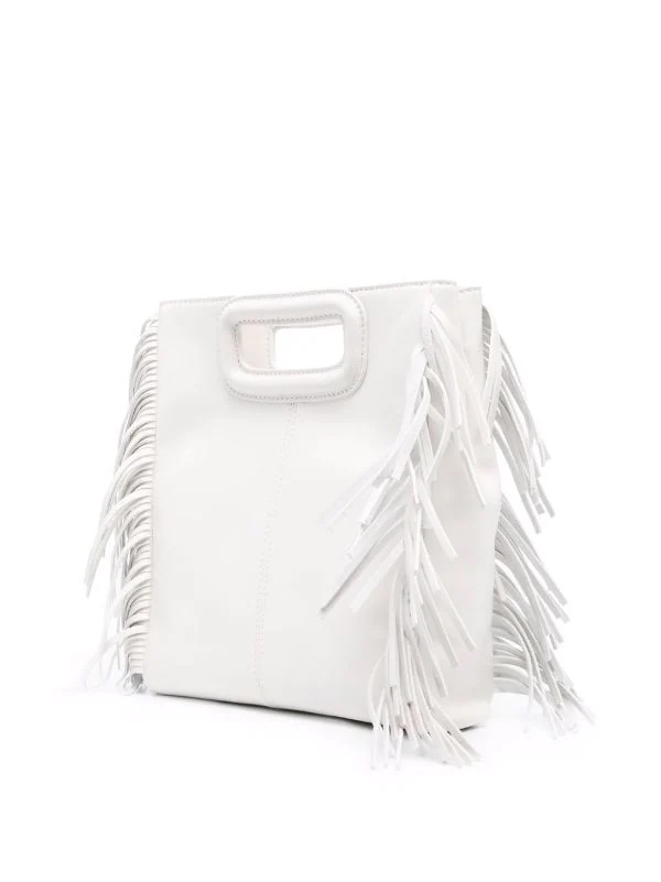 ( Neue Saison ) Maje 0101 ECRU M Rockstud Handtasche Damen 6 ( Neue Saison ) Maje 0101 ECRU M Rockstud Handtasche Damen - Image 4