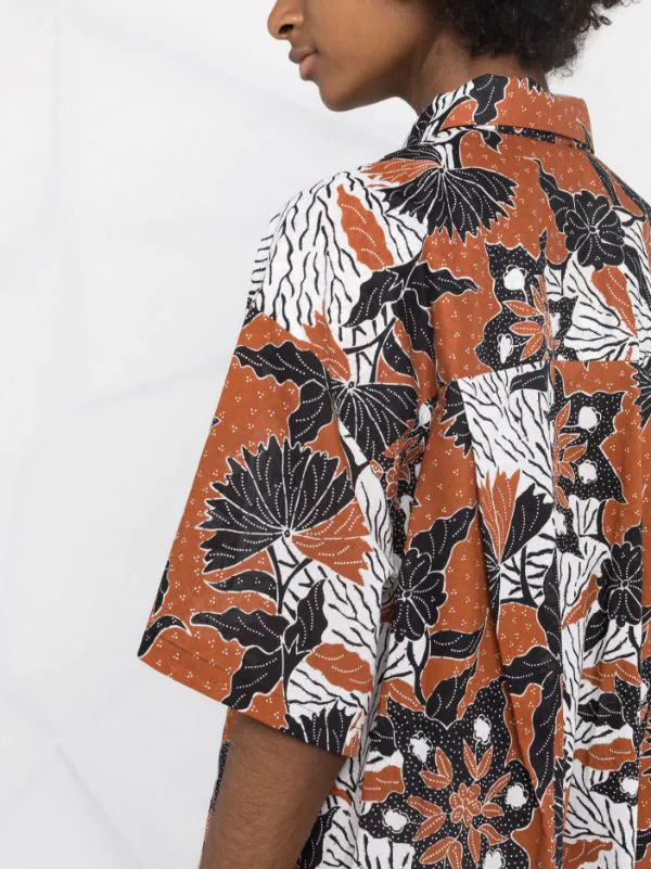 ( Neue Saison ) Maje Hemdkleid Mit Print U012 ETHNIC TERRACOTTA 5 ( Neue Saison ) Maje Hemdkleid Mit Print U012 ETHNIC TERRACOTTA - Image 3