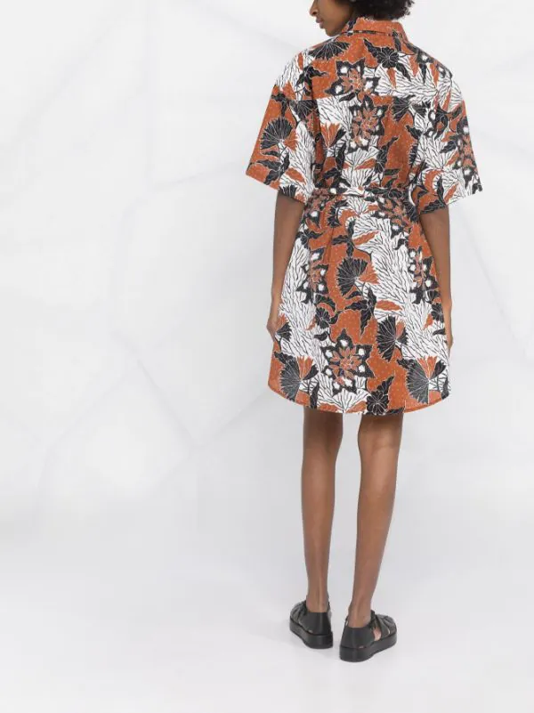 ( Neue Saison ) Maje Hemdkleid Mit Print U012 ETHNIC TERRACOTTA 8 ( Neue Saison ) Maje Hemdkleid Mit Print U012 ETHNIC TERRACOTTA - Image 6