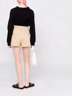 ( Neue Saison ) Maje Shorts Mit Nadelstreifen Beige -Maje Verkäufe 2024 17560146 37671054 600