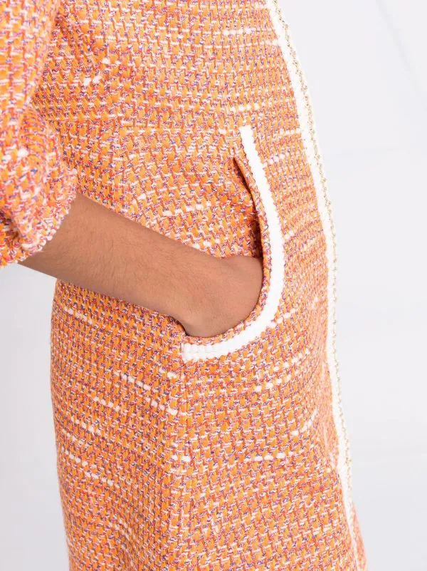 ( Neue Saison ) Maje Orange Gestricktes Minikleid Damen 5 ( Neue Saison ) Maje Orange Gestricktes Minikleid Damen - Image 3