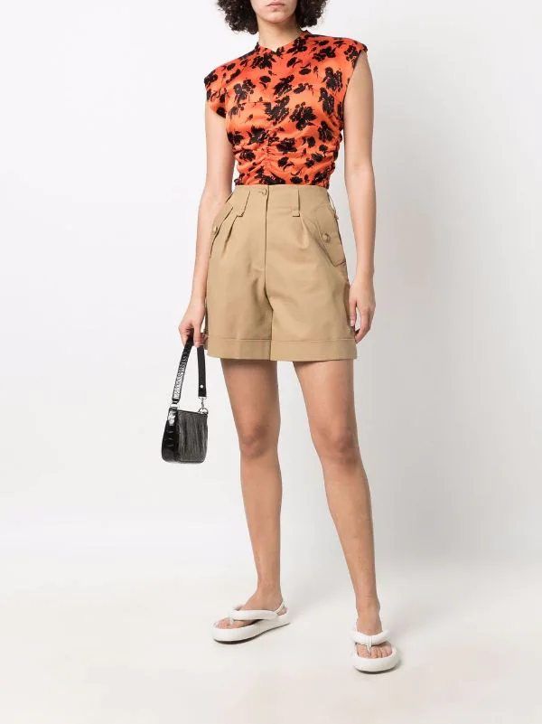 ( Neue Saison ) Maje Shorts Mit Hohem Bund Damen 4 ( Neue Saison ) Maje Shorts Mit Hohem Bund Damen - Image 2