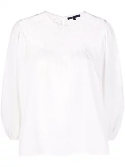 ( Neue Saison ) Maje Gepunktete Bluse Damen