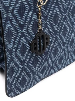 ( Neue Saison ) Maje Gemusterte Handtasche INDIGO 10 ( Neue Saison ) Maje Gemusterte Handtasche INDIGO -Maje Verkäufe 2024 17676706 38209326 600