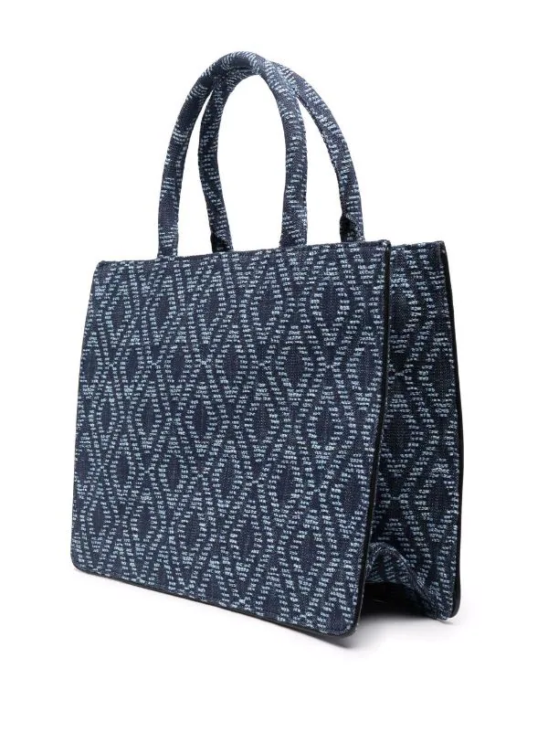 ( Neue Saison ) Maje Gemusterte Handtasche INDIGO 5 ( Neue Saison ) Maje Gemusterte Handtasche INDIGO - Image 3