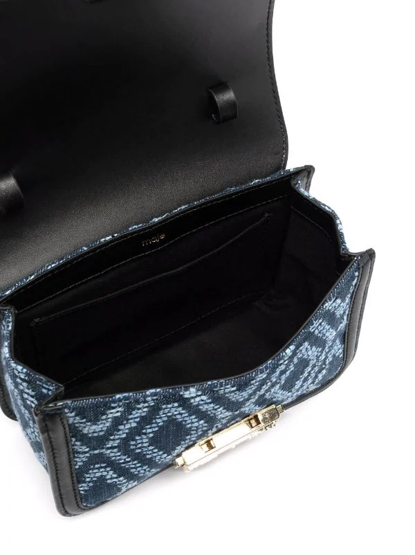 ( Neue Saison ) Maje Geometrisch Gemusterte Umhängetasche INDIGO 8 ( Neue Saison ) Maje Geometrisch Gemusterte Umhängetasche INDIGO - Image 6