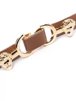 ( Neue Saison ) Maje Schmaler Gürtel 0067 CAMEL -Maje Verkäufe 2024 17696881 38170746 600