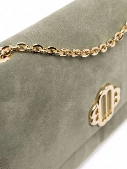 ( Neue Saison ) Maje OLIVE Schultertasche Aus Wildleder Damen -Maje Verkäufe 2024 17715044 38210223 600