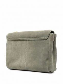 ( Neue Saison ) Maje OLIVE Schultertasche Aus Wildleder Damen -Maje Verkäufe 2024 17715044 38210225 600