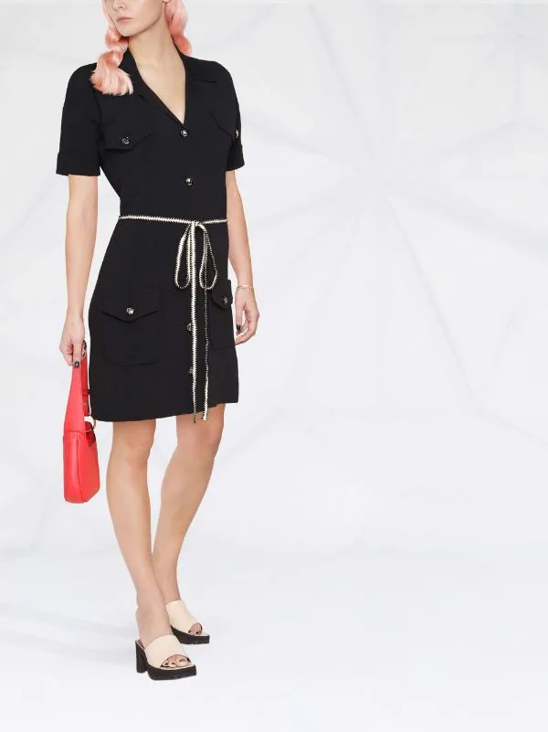 ( Neue Saison ) Maje Kleid Mit Taschen Black 4 ( Neue Saison ) Maje Kleid Mit Taschen Black - Image 2