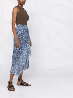 ( Neue Saison ) Maje Midirock Mit Abstraktem Muster INDIGO 11 ( Neue Saison ) Maje Midirock Mit Abstraktem Muster INDIGO -Maje Verkäufe 2024 18032799 38223515 600