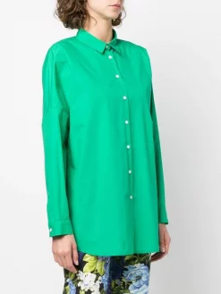 ( Neue Saison ) Maje 09 GREEN Hemd Mit Knöpfen Damen -Maje Verkäufe 2024 18032800 38981331 600