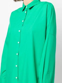 ( Neue Saison ) Maje 09 GREEN Hemd Mit Knöpfen Damen -Maje Verkäufe 2024 18032800 38983194 600