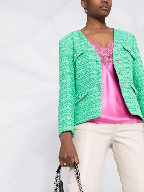 ( Neue Saison ) Maje Camisole-Seidentop Mit Spitzenbesatz CANDY PINK 7 ( Neue Saison ) Maje Camisole-Seidentop Mit Spitzenbesatz CANDY PINK - Image 5