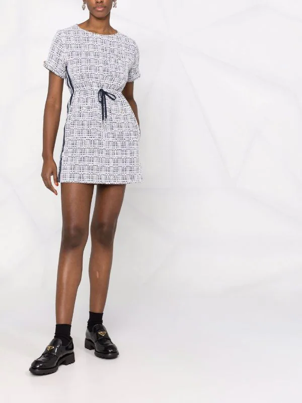 ( Neue Saison ) Maje Kleid Mit Kordelzug Blue 4 ( Neue Saison ) Maje Kleid Mit Kordelzug Blue - Image 2