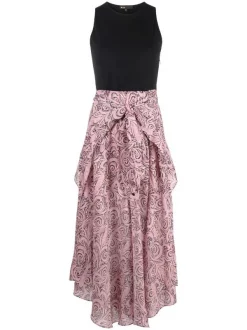 ( Neue Saison ) Maje PINK PAISLEY Kleid Mit Paisley-Print Damen