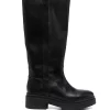 ( Permanente Kollektion ) Maje Black Flache Lederstiefel Damen 1 ( Permanente Kollektion ) Maje Black Flache Lederstiefel Damen -Maje Verkäufe 2024 18032819 38737090 600