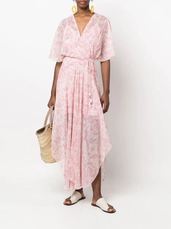 ( Neue Saison ) Maje Midikleid Mit Paisley-Print Damen 3 ( Neue Saison ) Maje Midikleid Mit Paisley-Print Damen - Image 2