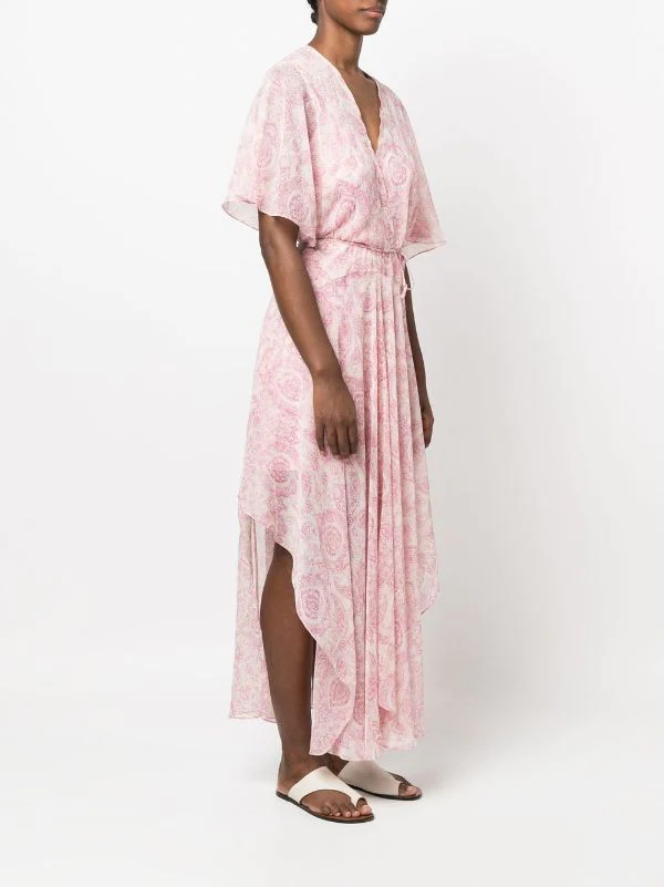 ( Neue Saison ) Maje Midikleid Mit Paisley-Print Damen 4 ( Neue Saison ) Maje Midikleid Mit Paisley-Print Damen - Image 3