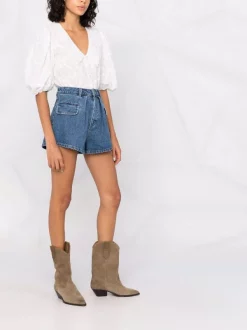 ( Neue Saison ) Maje Oberteil Mit Puffärmeln White -Maje Verkäufe 2024 18032824 38210834 600