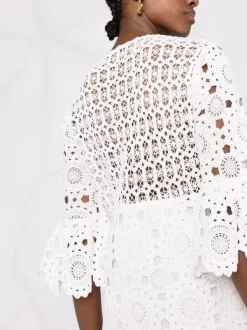 ( Neue Saison ) Maje White Gehäkeltes Kleid Damen 12 ( Neue Saison ) Maje White Gehäkeltes Kleid Damen -Maje Verkäufe 2024 18032825 38212174 600