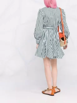 ( Neue Saison ) Maje Ecru / Green Kleid Mit Streifen Damen 11 ( Neue Saison ) Maje Ecru / Green Kleid Mit Streifen Damen -Maje Verkäufe 2024 18032840 38212537 600