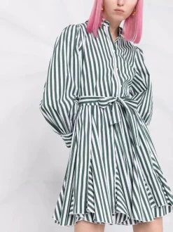 ( Neue Saison ) Maje Ecru / Green Kleid Mit Streifen Damen 12 ( Neue Saison ) Maje Ecru / Green Kleid Mit Streifen Damen -Maje Verkäufe 2024 18032840 38212538 600