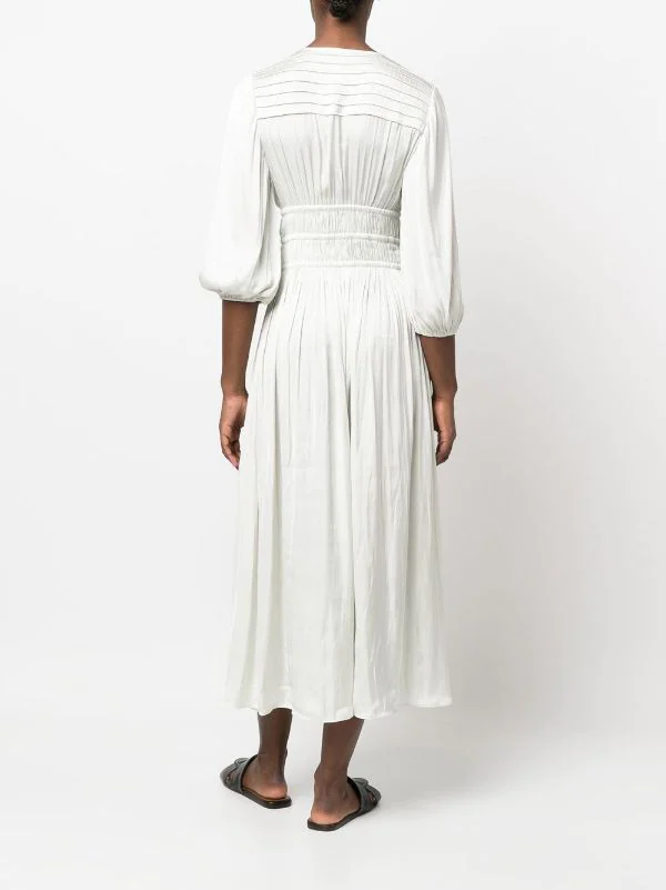 ( Neue Saison ) Maje Green Mittellanges Kleid Damen 6 ( Neue Saison ) Maje Green Mittellanges Kleid Damen - Image 4