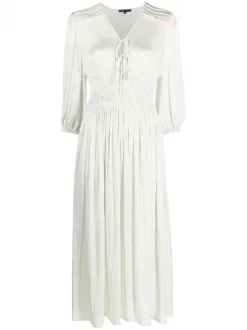 ( Neue Saison ) Maje Green Mittellanges Kleid Damen