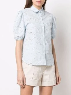 ( Neue Saison ) Maje 0524 BLEU CIEL Klassisches Hemd Damen 9 ( Neue Saison ) Maje 0524 BLEU CIEL Klassisches Hemd Damen -Maje Verkäufe 2024 18032846 38755639 600